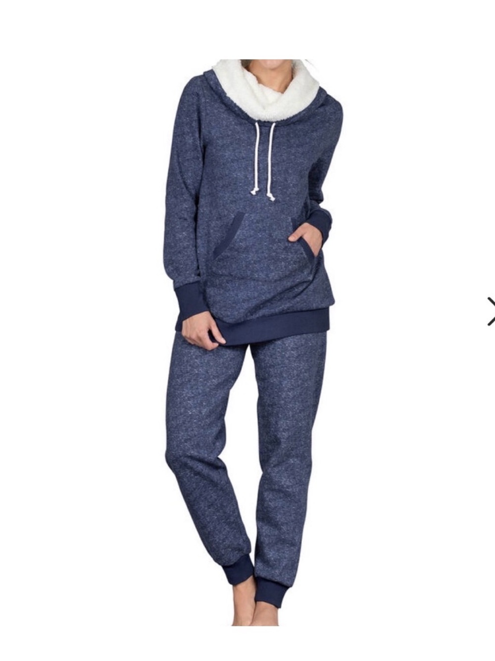 Like New Pajama Gram Chalet Shearling Roll neck Pajamas